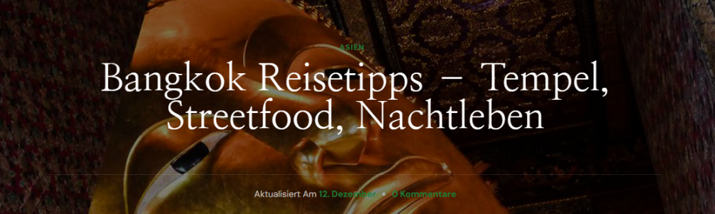 Bangkok Reisetipps 