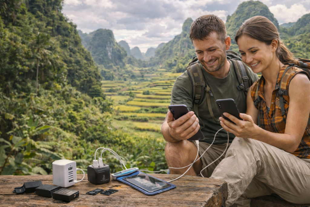 Elektronik und Stromversorgung unterwegs