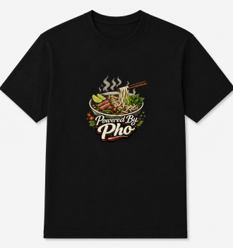 Powered by Pho, t-Shirt Design erhältlich in unserem Shop